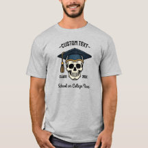 Afgestudeerde Schedel Aangepaste Naam Jaar School