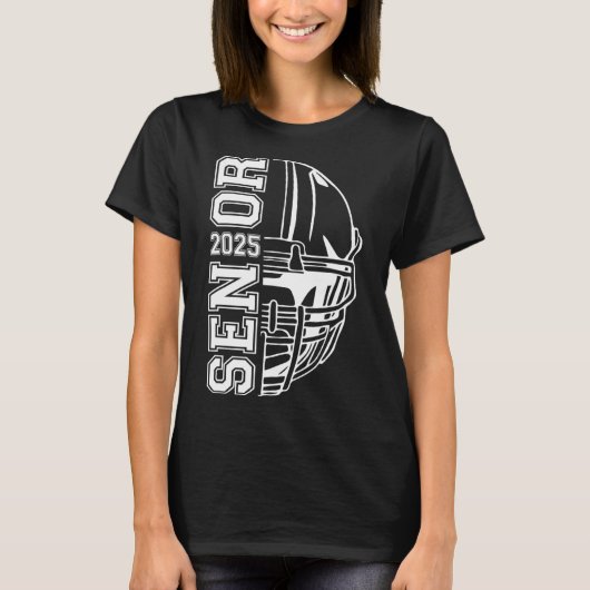 Afgestudeerde senior Cl van 2025 afstuderen Amerik T-shirt (Voorkant)