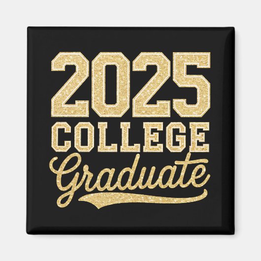 Afgestudeerde senioren van de universiteit 2025 magneet (Voorkant)