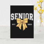 Afgestudeerde Softll Cl Van 2025 Afstuderen Senior Kaart (Gele Bloem)