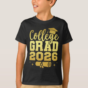 Afgestudeerde student Cl van 2026 Grad Afstuderen  T-shirt