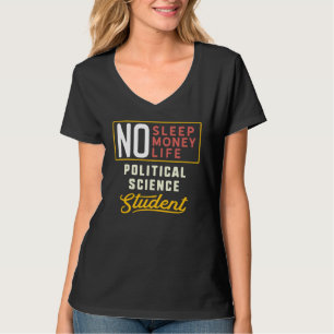 Afgestudeerde student politieke wetenschappen t-shirt