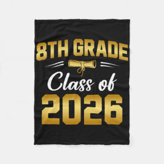 Afgestudeerde student van de 8e klas van 2026 Scho Fleece Deken