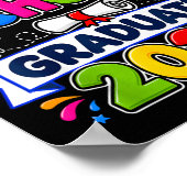 Afgestudeerde studenten middelbare school 2026 poster (Hoek)