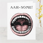 Afgestudeerde Tandheelkunde Kaart (Gele Bloem)