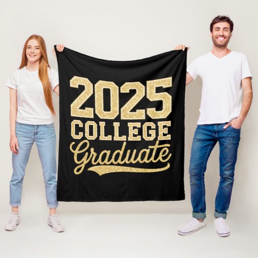 Afgestudeerde universiteit 2025 Afstuderen Senior Fleece Deken (In situ)
