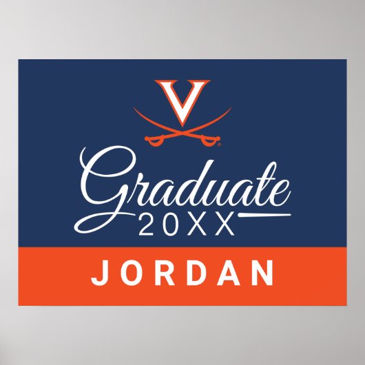 Afgestudeerde Universiteit van Virginia 2020 Poster (Voorkant)