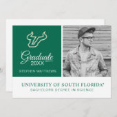 Afgestudeerde Universiteit van Zuid-Florida Kaart (Voorkant / Achterkant)