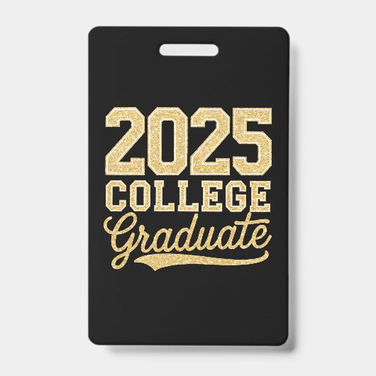 Afgestudeerde universiteitsstudent afstuderen seni badge (Voorzijde)