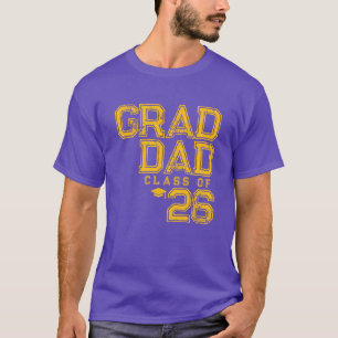 Afgestudeerde Vader Klas van 2026 T-shirt