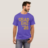 Afgestudeerde Vader | Klas van 2026 T-shirt (Voorkant volledig)