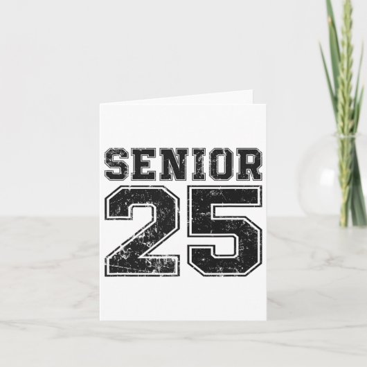 Afgestudeerde van 2025 senior kaart (Voorkant)