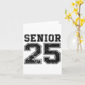 Afgestudeerde van 2025 senior kaart (Gele Bloem)