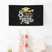 Afgestudeerde van de 8e klas van 2025 Afstuderen Spandoek (Insitu)