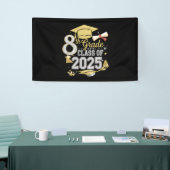 Afgestudeerde van de 8e klas van 2025 Afstuderen Spandoek (Beurs)