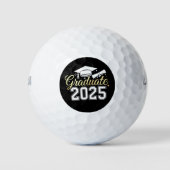 Afgestudeerde van de klas van 2025 golfballen (Voorkant)