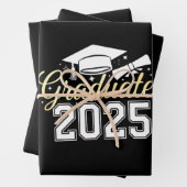 Afgestudeerde van de klas van 2025 inpakpapier vel (In situ)