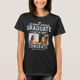Afgestudeerde van de klas van 2025 naam t-shirt
