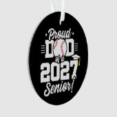 Afgestudeerde van eindexamenklas 2027 Honkbal Trot Ornament (voorkant)