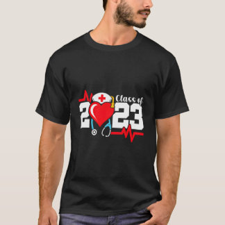 Afgestudeerde verpleegkundige klas van 2023 t-shirt