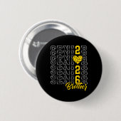 Afgestudeerde Volleybal Broer Afstuderen Cl Van 20 Ronde Button 5,7 Cm (Voorkant /achterkant)