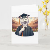 Afgestudeerde Wolf Kaart (Gele Bloem)