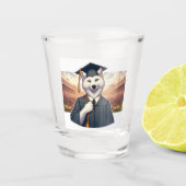 Afgestudeerde Wolf Shot Glas (Voorkant)