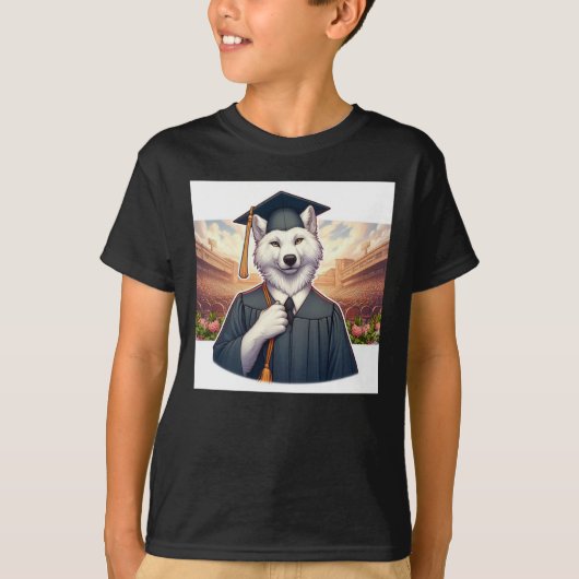 Afgestudeerde Wolf T-shirt (Voorkant)