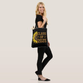 Afgestudeerde zonnebloem afstuderen klas 2025 tote bag (Op model)