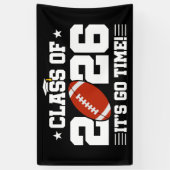 Afgestudeerden 2026 Voetbal Afstudeercadeau Het Is Spandoek (Verticaal)