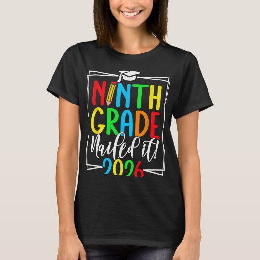 Afgestudeerden 9e klas 2026 _2  t-shirt (Voorkant)