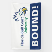 Afgestudeerden aan de Florida Gulf Coast Universit Spandoek (Verticaal)