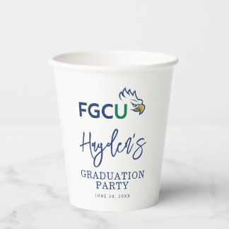 Afgestudeerden Florida Gulf Coast University Papieren Bekers