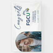 Afgestudeerden Florida Gulf Coast University Spandoek (Verticaal)