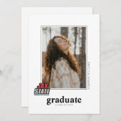 Afgestudeerden Jacksonville State University Aankondiging (Voorkant / Achterkant)