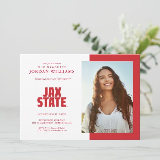 Afgestudeerden Jacksonville State University Aankondiging (Staand voorkant)