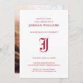 Afgestudeerden Jacksonville State University Aankondiging (Voorkant / Achterkant)