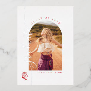 Afgestudeerden Jacksonville State University Folie Uitnodiging