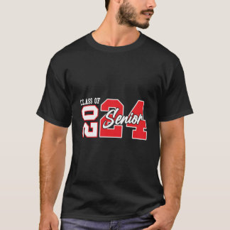Afgestudeerden Klas Van 2024 Afstudeerfeest Laatst T-shirt