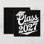 Afgestudeerden Klas Van 2027 Afstuderen Kaart (Voorkant / Achterkant)