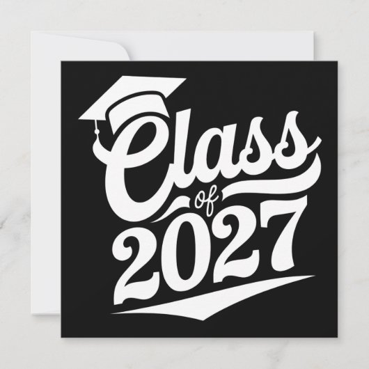 Afgestudeerden Klas Van 2027 Afstuderen Kaart (Voorkant)