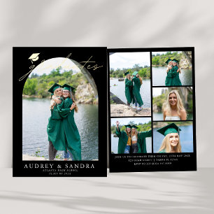 Afgestudeerden Moderne Architectuur vieren dubbel  Folie Uitnodiging