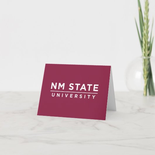 Afgestudeerden New Mexico State University Bedankkaart (Voorkant)