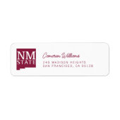 Afgestudeerden New Mexico State University Etiket (Voorkant)