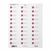 Afgestudeerden New Mexico State University Etiket (Full Sheet)