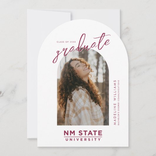 Afgestudeerden New Mexico State University Kaart (Voorkant)