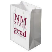 Afgestudeerden New Mexico State University Medium Cadeauzakje (Achterkant Gekanteld)