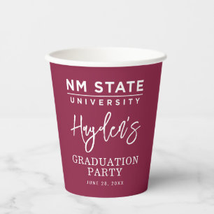 Afgestudeerden New Mexico State University Papieren Bekers