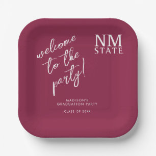 Afgestudeerden New Mexico State University Papieren Bordje