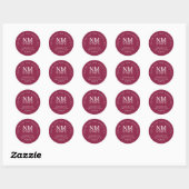 Afgestudeerden New Mexico State University Ronde Sticker (Vel)